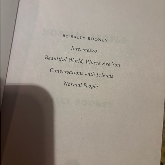 Normal People by Sally Rooney Book - Picture 5 of 7